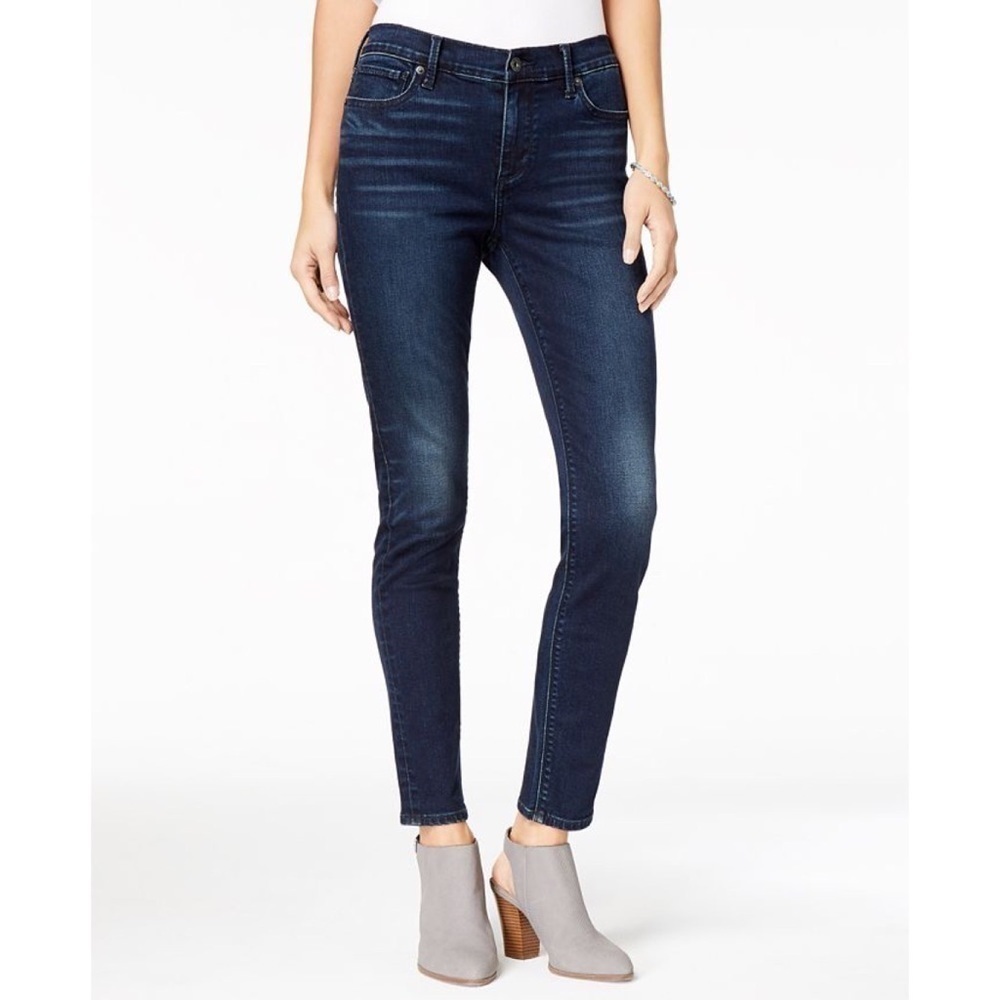 Lucky Brand Dark Wash Mid Rise Ava Skinny Ankle Jeans 2